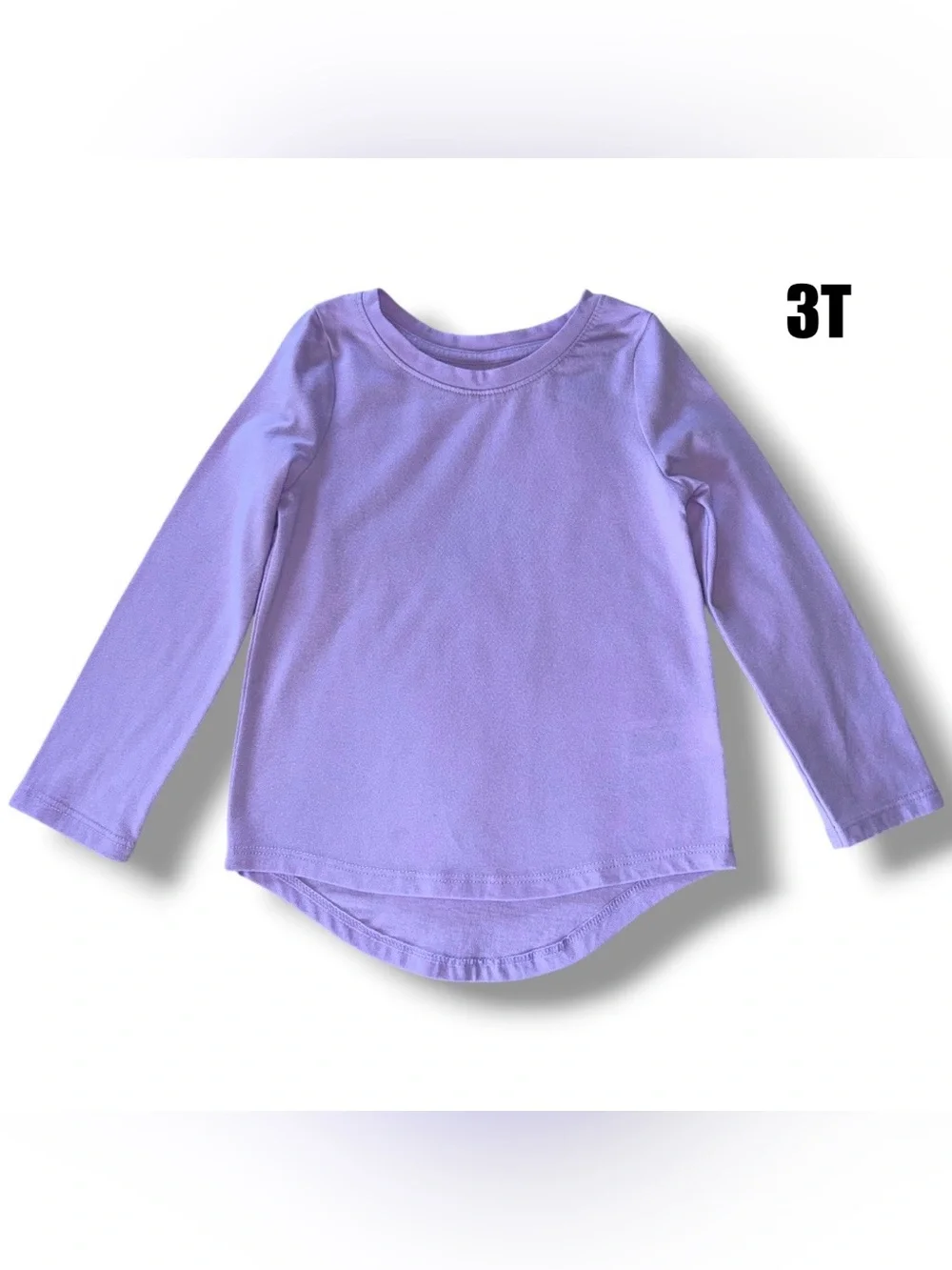 Disney, Carter’s, Cat & Jack, Place Girls Long Sleeve Tees - Black, Lilac & Red